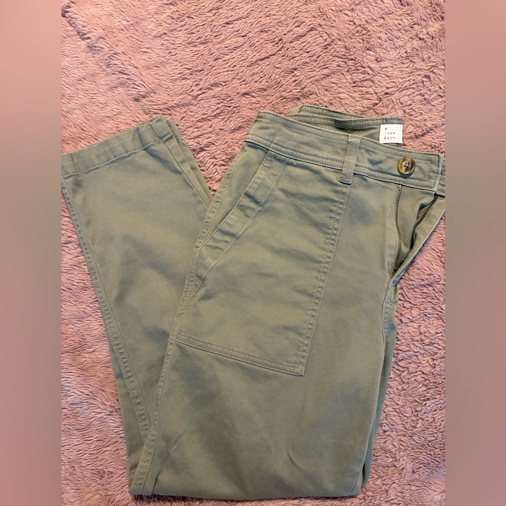 Womens Army Green Pants